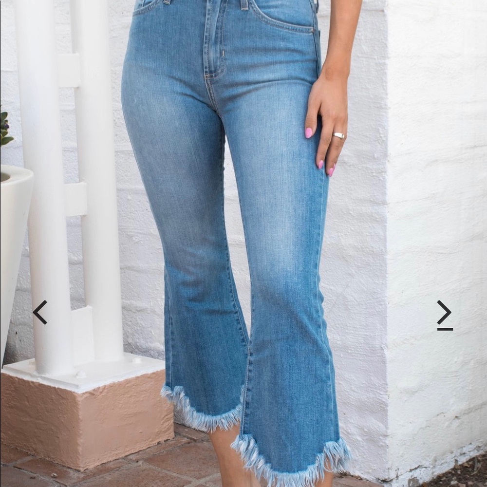 Just Black ‘Cropped Flare Denim’ - Picture 4 of 5